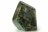 Flashy Free-Standing Polished Labradorite - Madagascar #372734-1